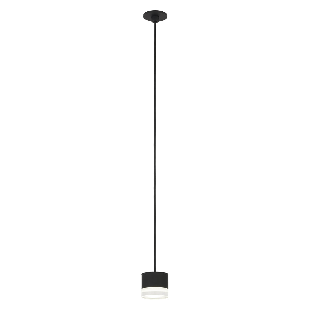 Gable Pendant - Nightshade Black Finish Port Alone Canopy