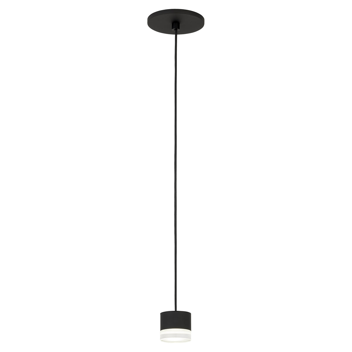 Gable Pendant - Nightshade Black Finish Standard Canopy