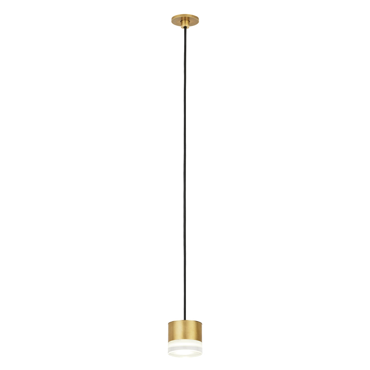 Gable Pendant - Natural Brass Finish Port Alone Canopy