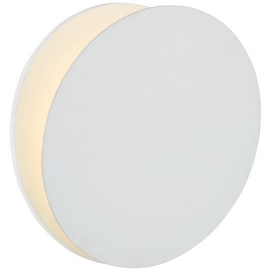 Gabriela Round Wall Washer - Matte White Finish