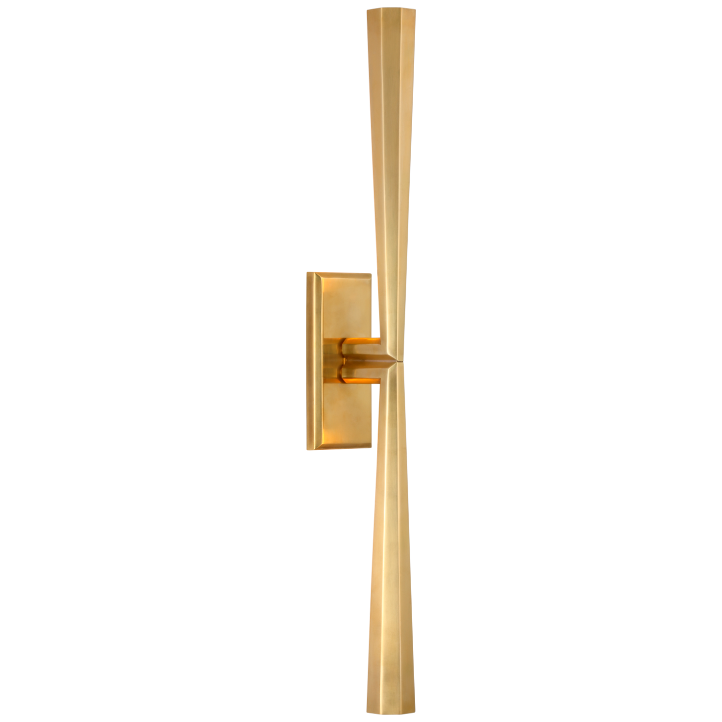 Galahad Linear Sconce - Hand-Rubbed Antique Brass Finish