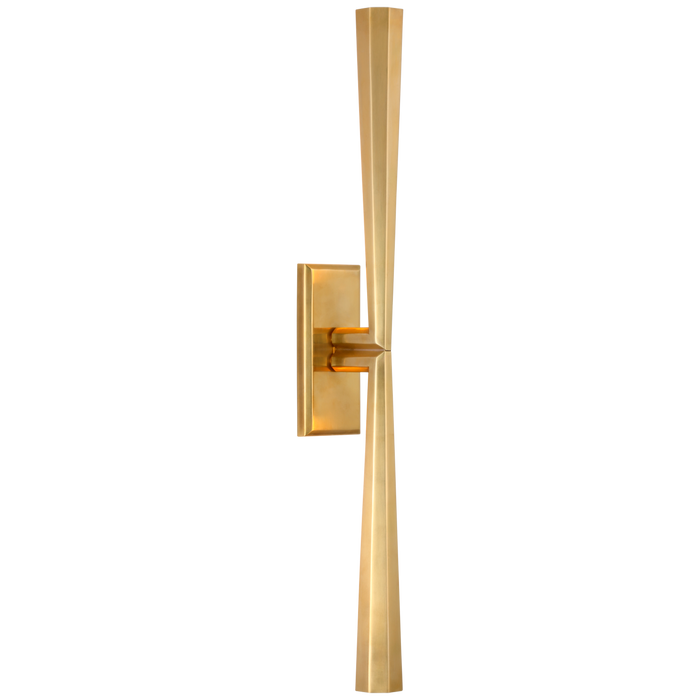 Galahad Linear Sconce - Hand-Rubbed Antique Brass Finish