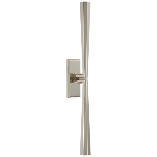 Galahad Linear Sconce - Polished Nickel Finish