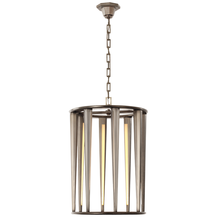 Galahad Medium Lantern - Antique Nickel Finish