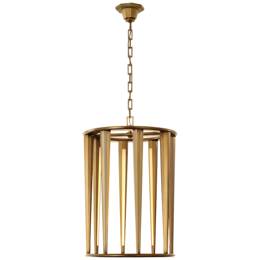 Galahad Medium Lantern - Hand-Rubbed Antique Brass Finish