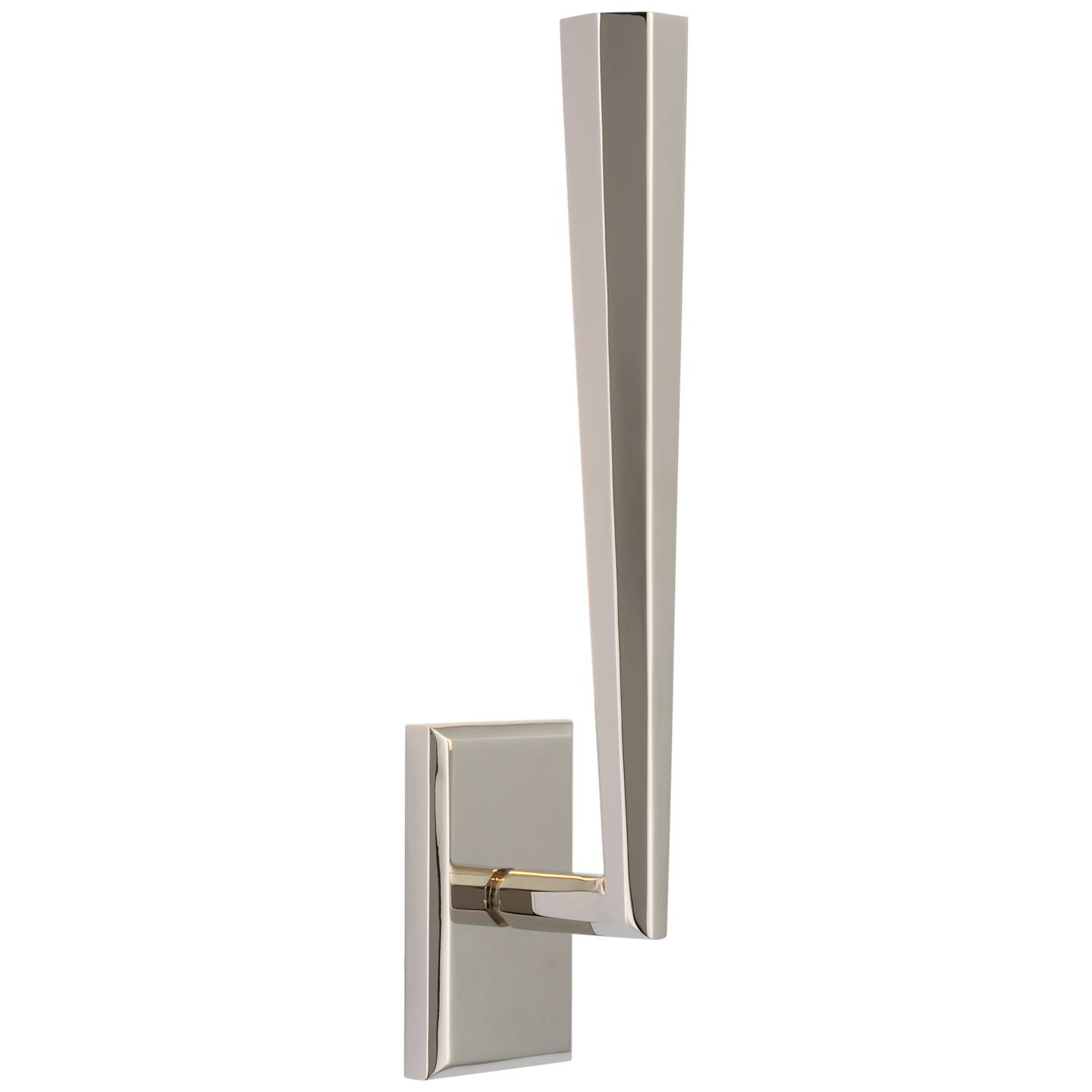 Galahad Single Sconce - Polished Nickel Finish