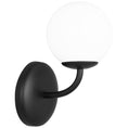 Load image into Gallery viewer, Galassia Bath Wall Sconce - Midnight Black Finish
