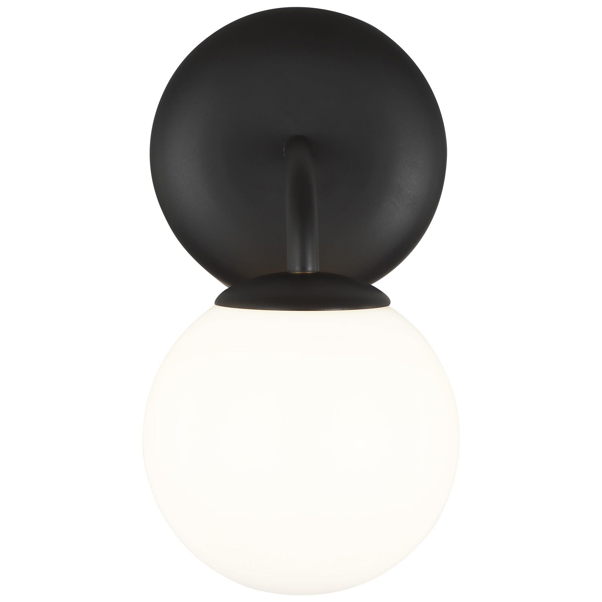 Galassia Bath Wall Sconce - Midnight Black Finish