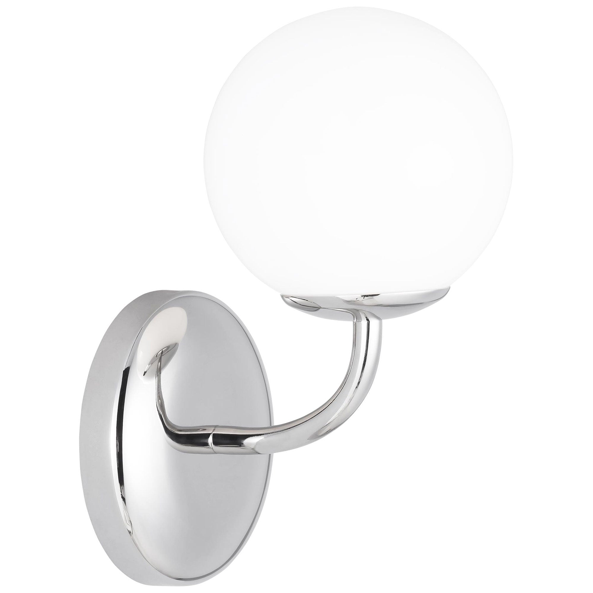 Galassia Bath Wall Sconce - Polished Nickel Finish