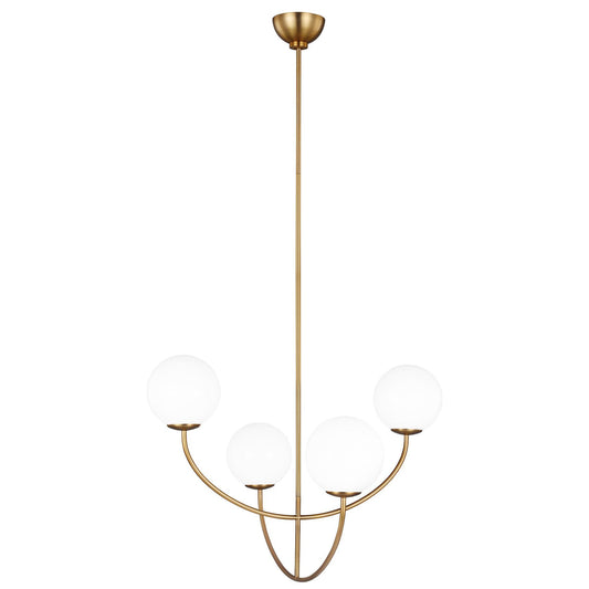 Galassia Chandelier - Burnished Brass Finish