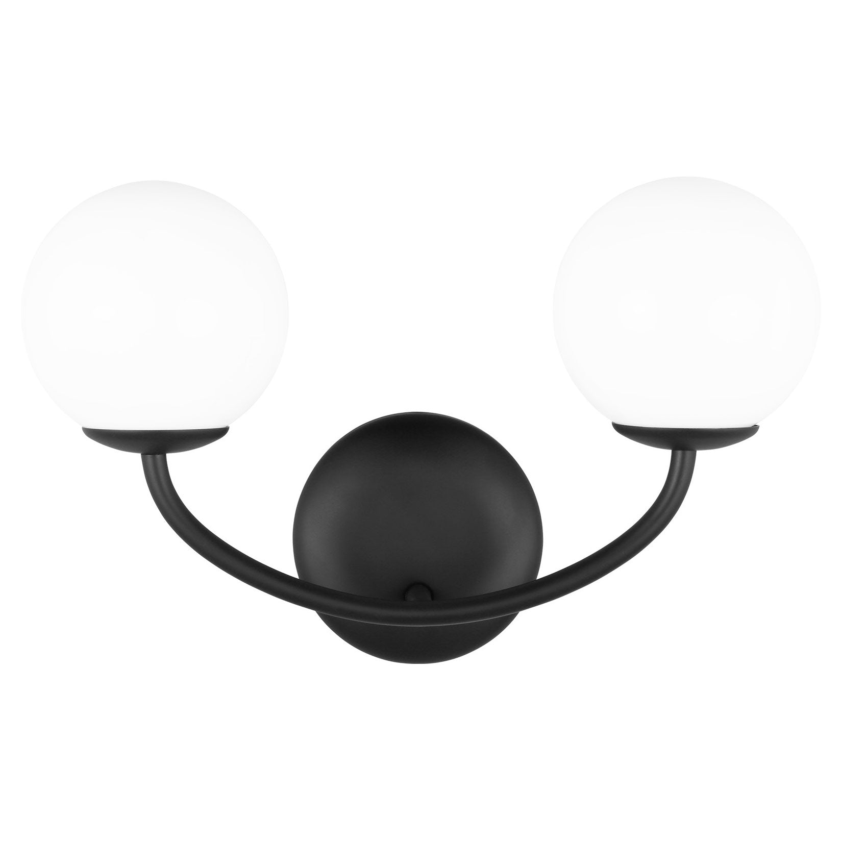 Galassia Vanity 2-Light - Midnight Black Finish