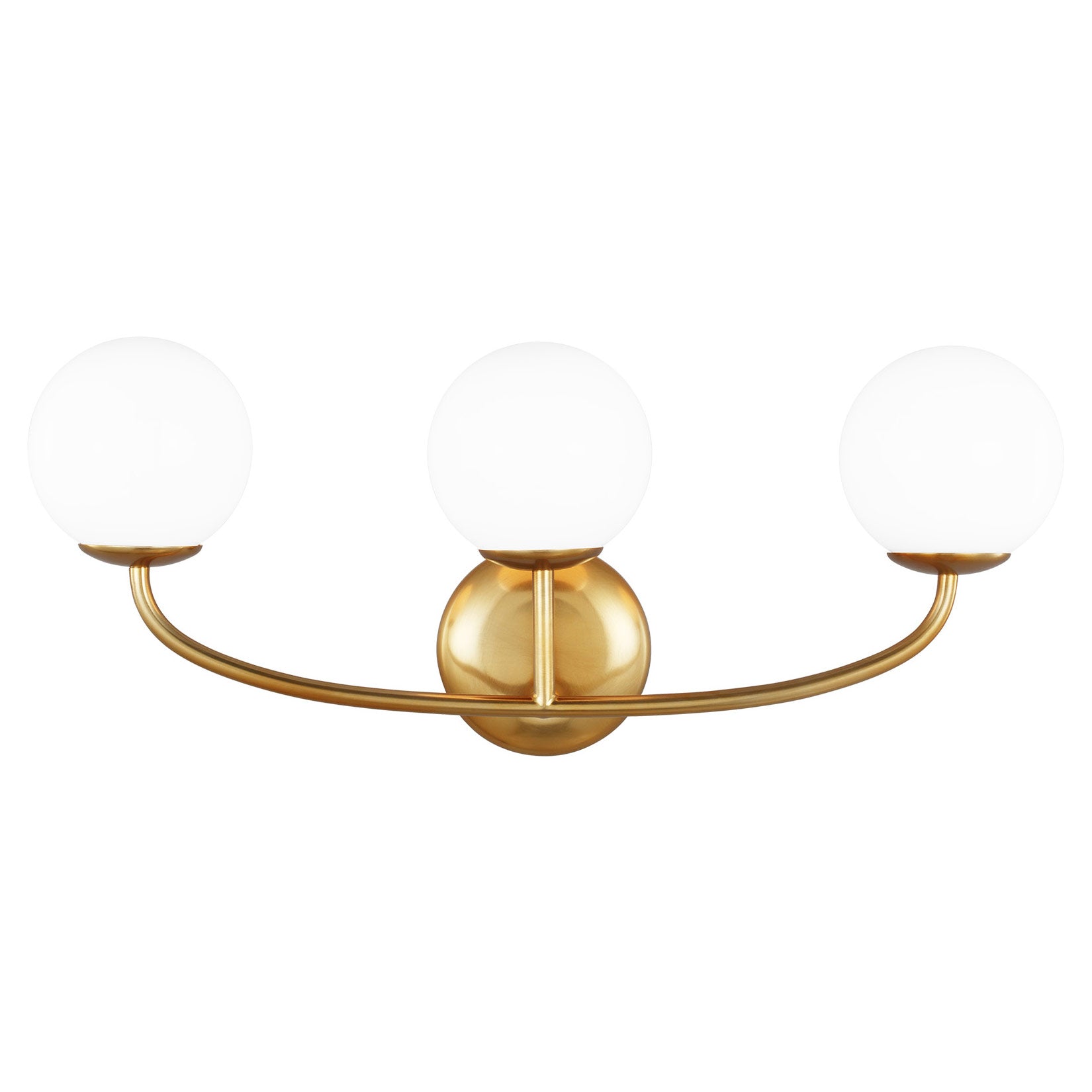 Galassia Vanity 3-Light - Burnished Brass Finish