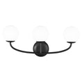 Load image into Gallery viewer, Galassia Vanity 3-Light - Midnight Black Finish
