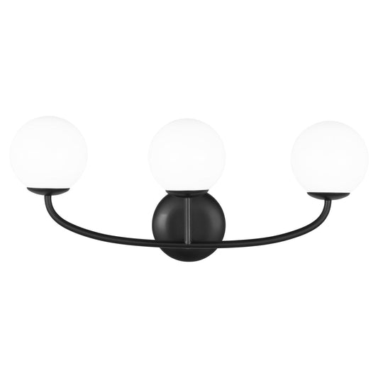 Galassia Vanity 3-Light - Midnight Black Finish