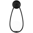 Load image into Gallery viewer, Galassia Wall Sconce - Midnight Black Finish
