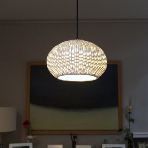 Garota 01 Outdoor Pendant Light - Ivory White