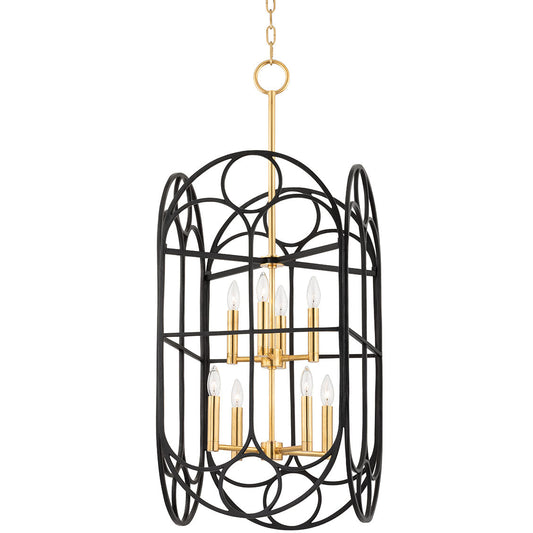 Garrett Large Pendant - Black Iron Finish