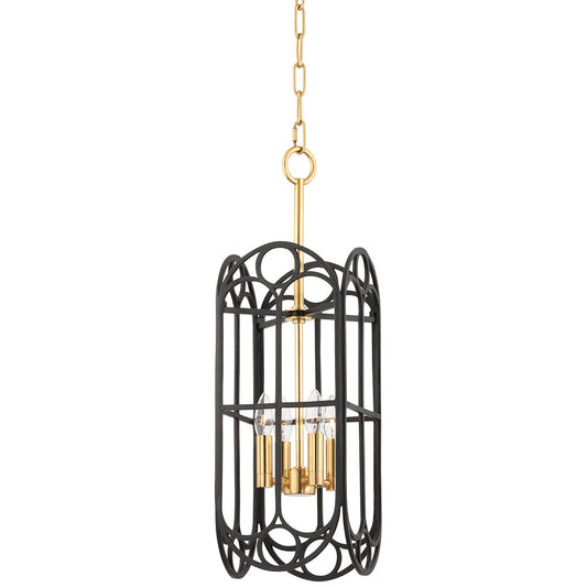 Garrett Small Pendant - Black Iron Finish