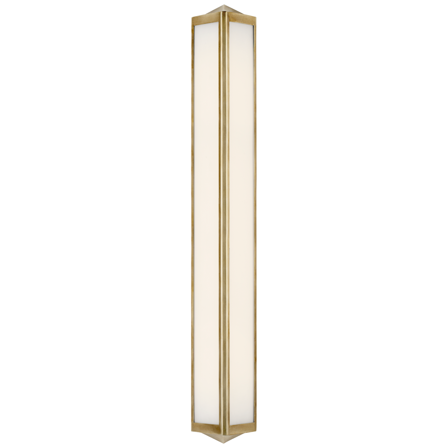 Geneva Large Sconce - Natural Brass Finish