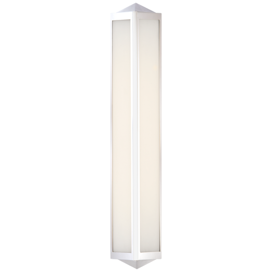 Geneva Medium Sconce - Polished Nickel Finish