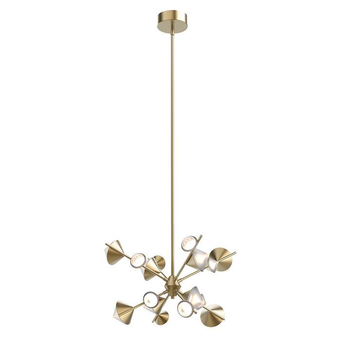 Geode Small LED Chandelier - Brushed Bronze Finish
