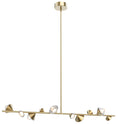 Load image into Gallery viewer, Geode LED Linear Suspension - Brushed Bronze Finish
