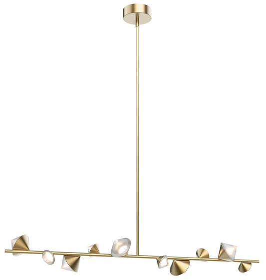 Geode LED Linear Suspension - Brushed Bronze Finish