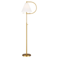 Load image into Gallery viewer, Gesture Floor Lamp - Burnished Brass Finish
