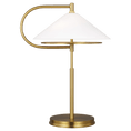 Load image into Gallery viewer, Gesture Table Lamp - Burnished Brass Finish
