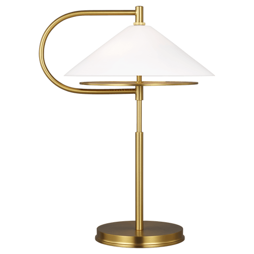 Gesture Table Lamp - Burnished Brass Finish
