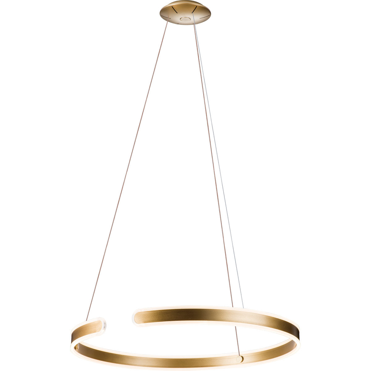 Gianni 31" LED Pendant - Brushed Champagne Finish