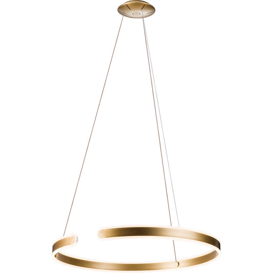 Gianni 31" LED Pendant - Brushed Champagne Finish