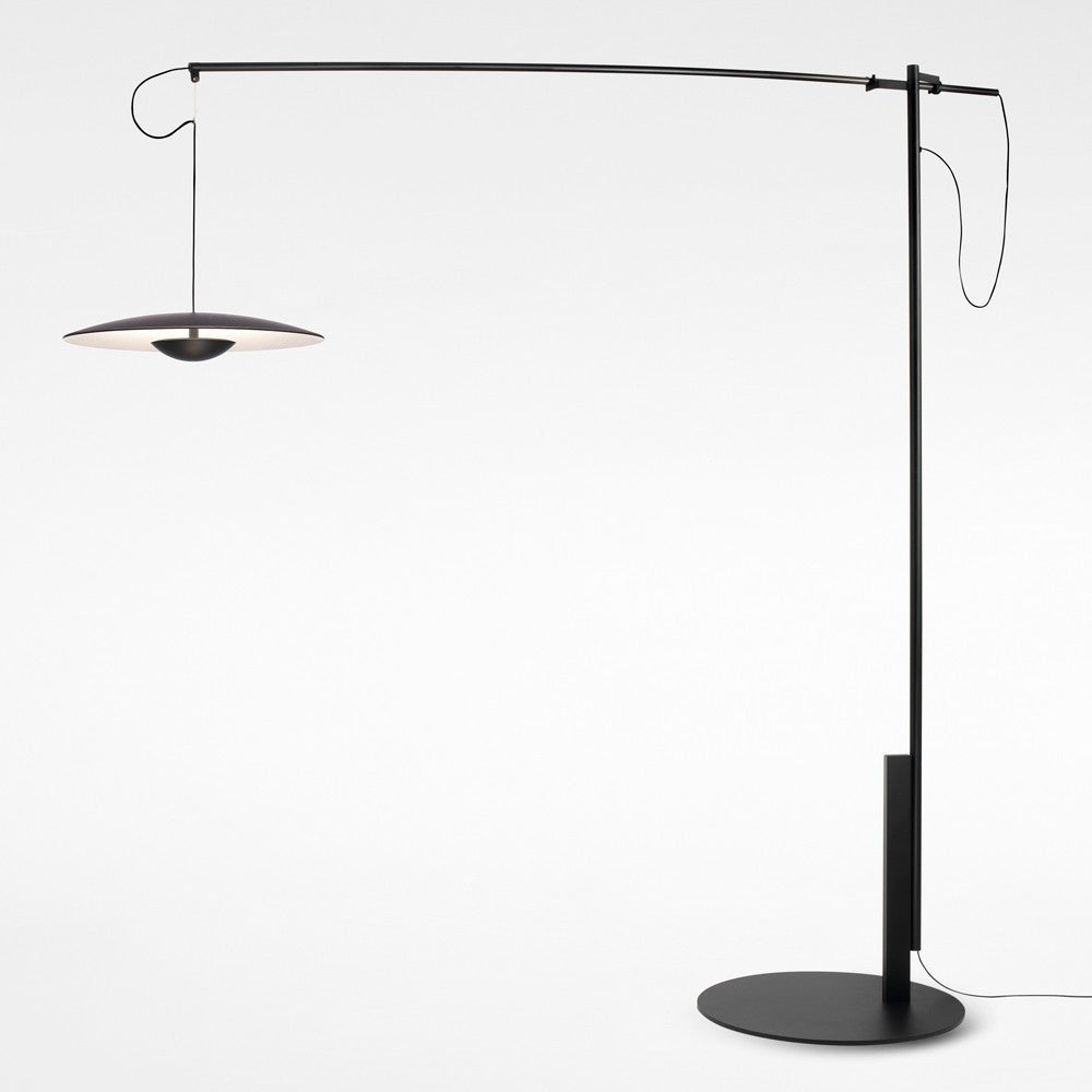 Ginger XL LED Floor Lamp - Wenge Finish