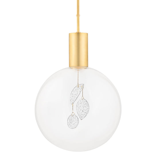 Gio Large Pendant - Aged Brass Finish