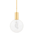 Load image into Gallery viewer, Gio Small Pendant - Aged Brass Finish
