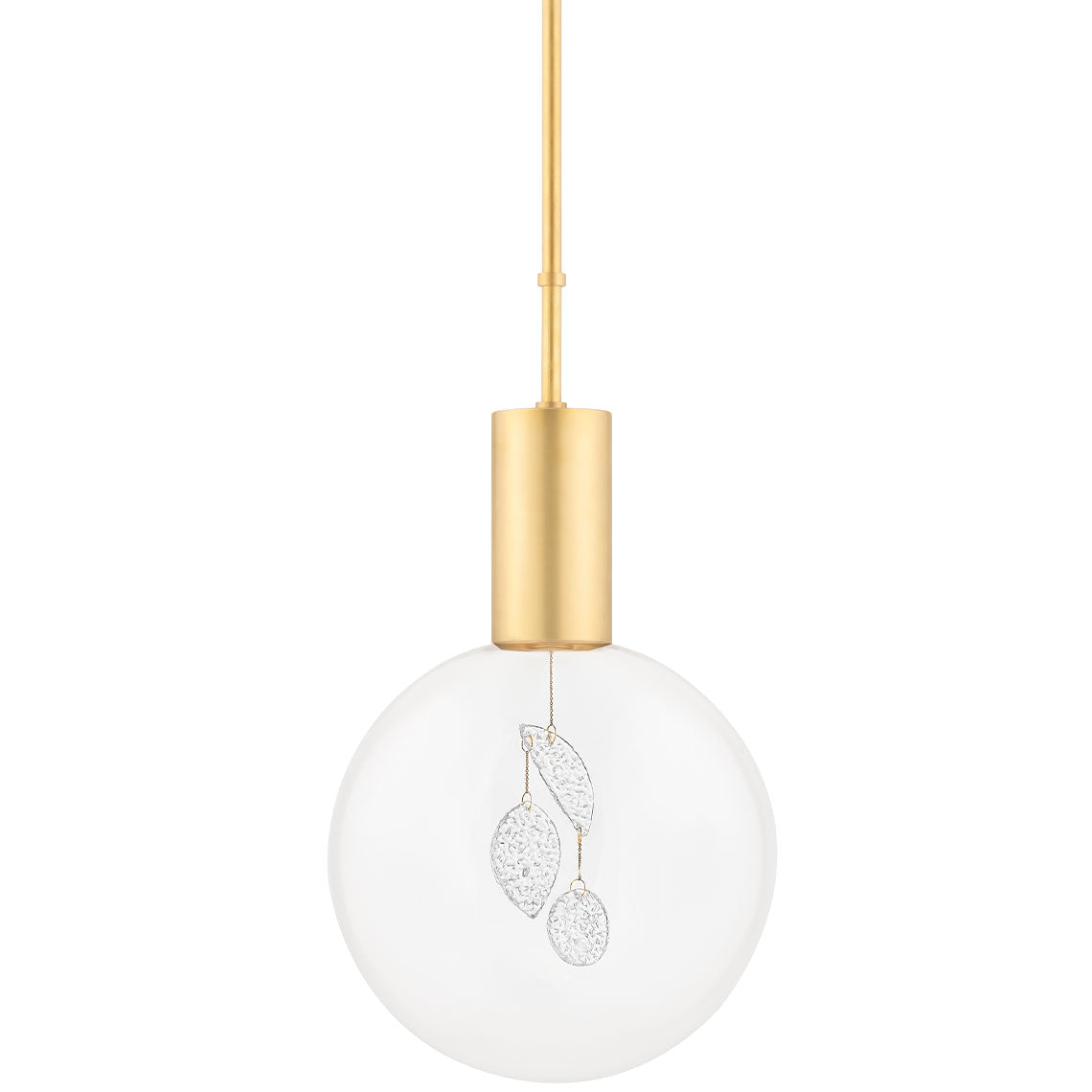 Gio Small Pendant - Aged Brass Finish