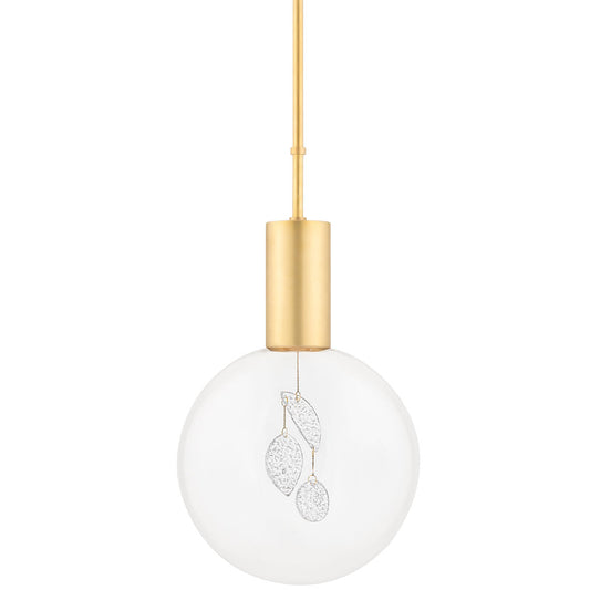 Gio Small Pendant - Aged Brass Finish