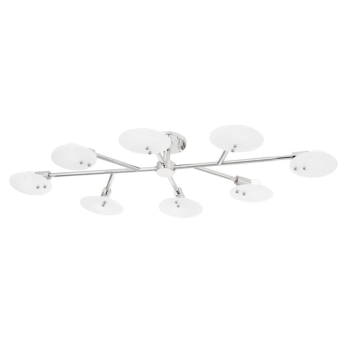 Giselle Semi Flushmount - Polished Nickel Finish