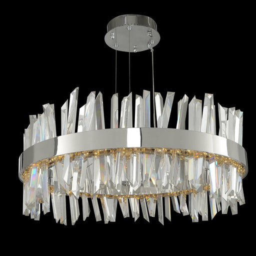 Glacier 25" LED Pendant - Chrome