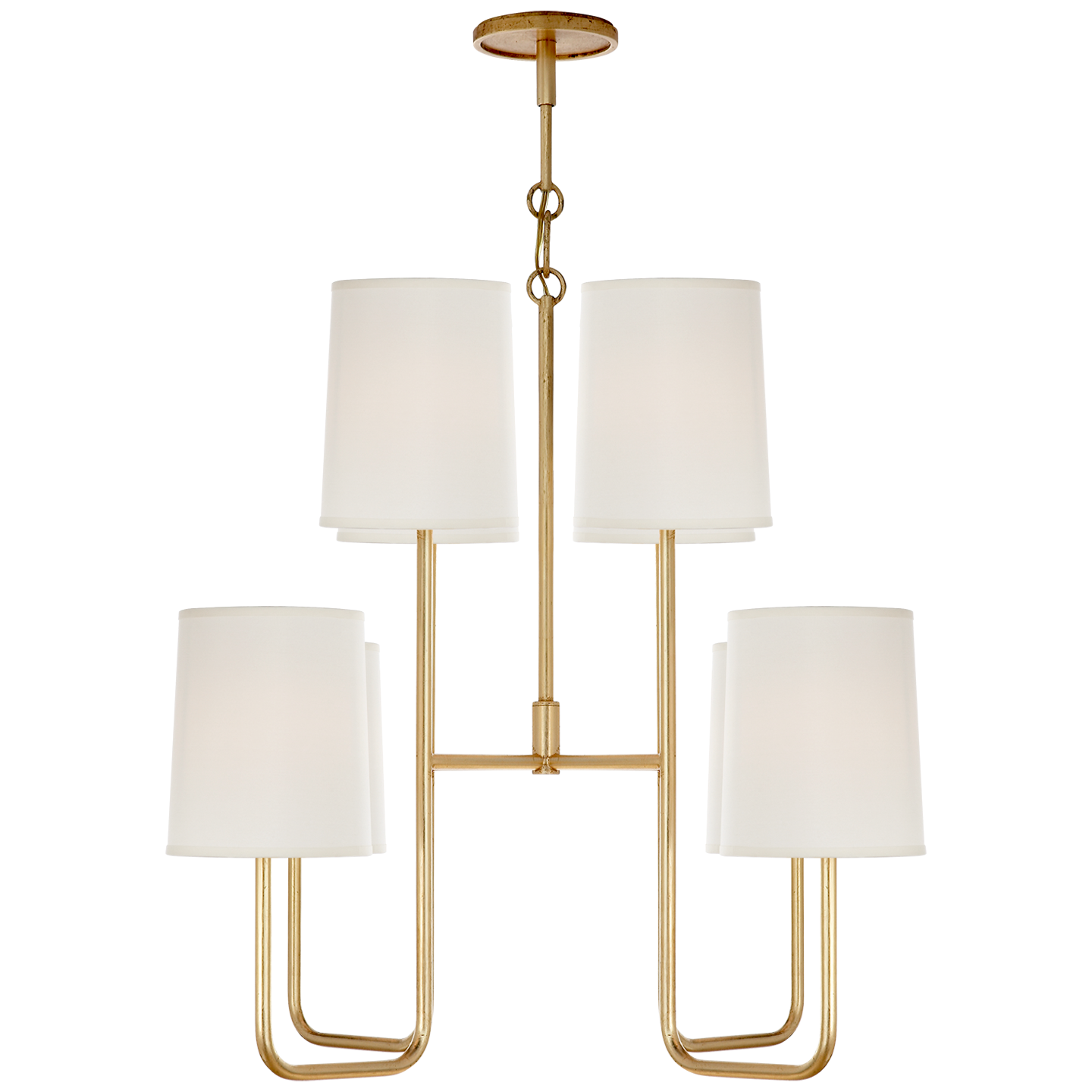 Go Lightly Medium Chandelier - Gild Finish