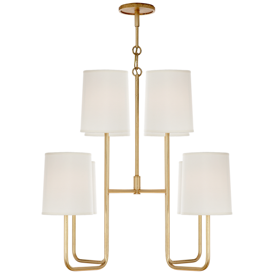 Go Lightly Medium Chandelier - Gild Finish