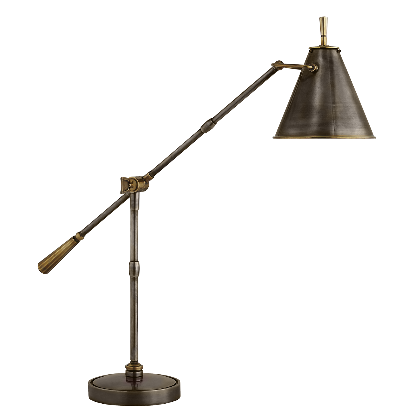 Goodman Table Lamp Bronze with Antique Brass