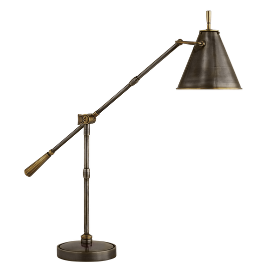 Goodman Table Lamp Bronze with Antique Brass