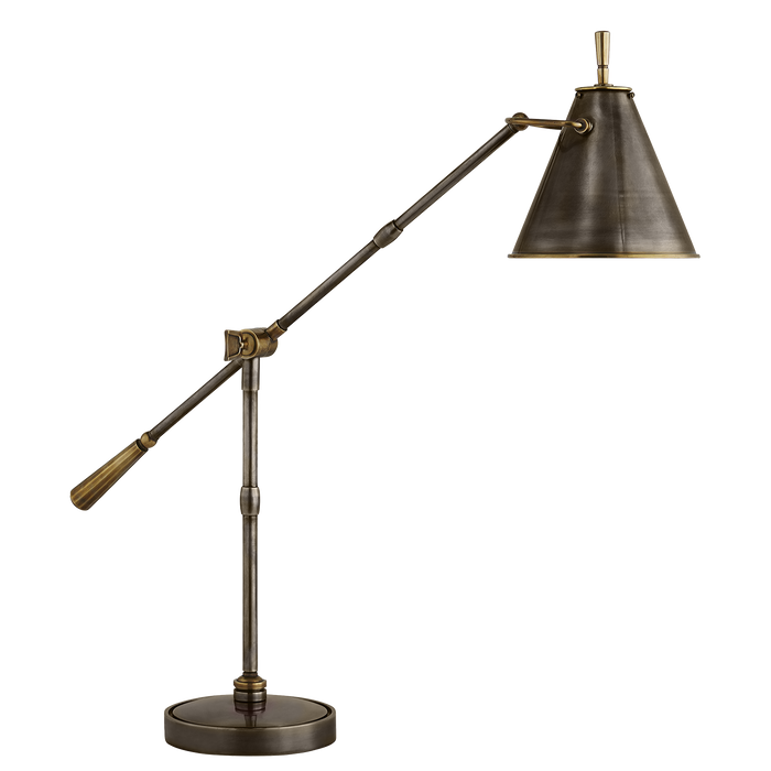 Goodman Table Lamp Bronze with Antique Brass