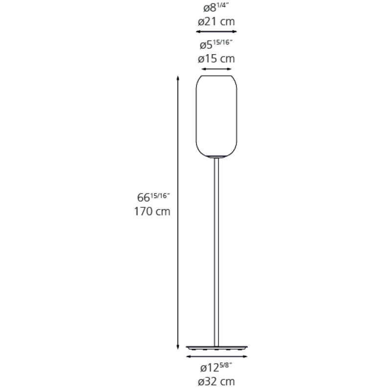 Gople Floor Lamp - Diagram