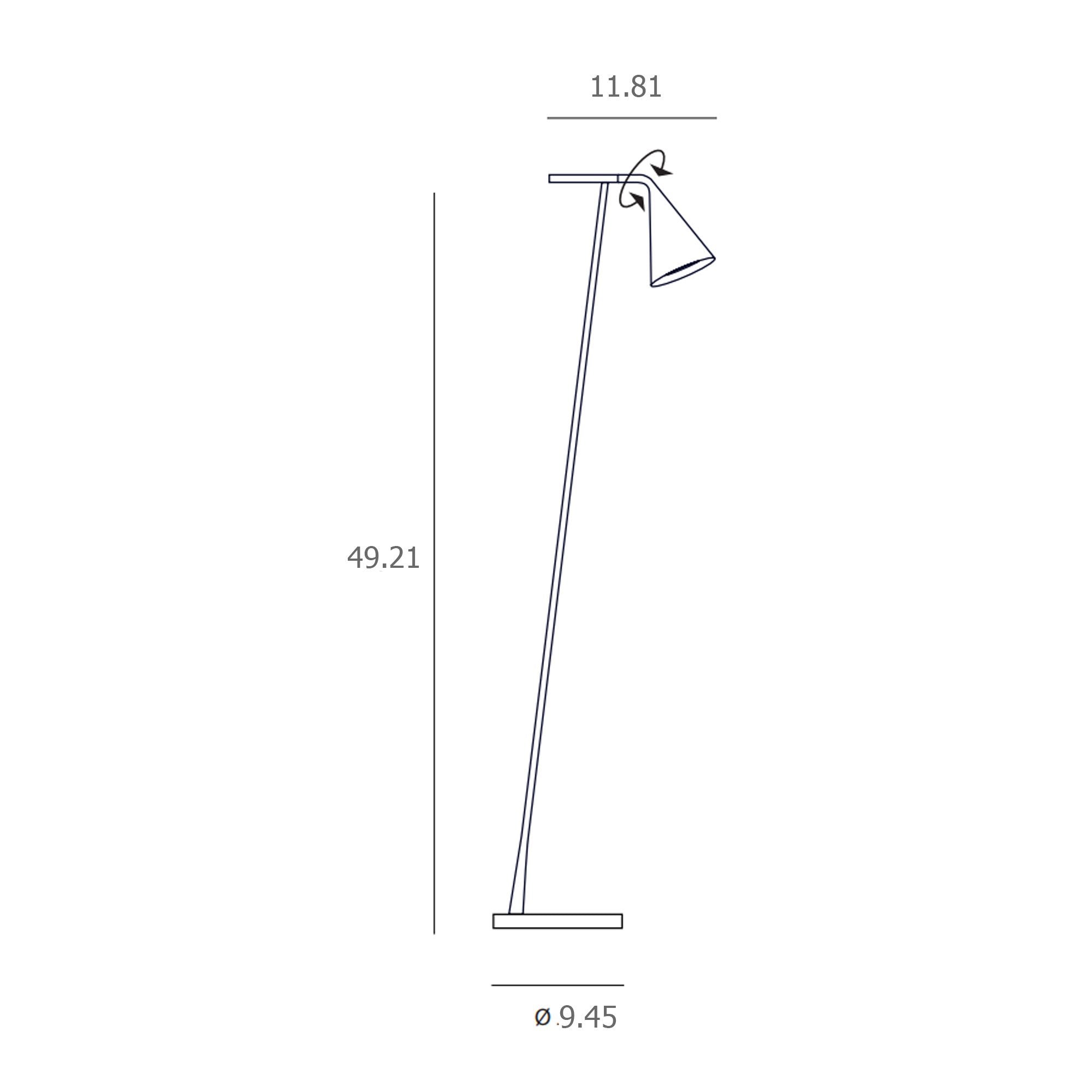 Gordon Floor Lamp - Diagram