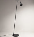 Load image into Gallery viewer, Gordon Floor Lamp - Matte Black/Black Chrome Finish
