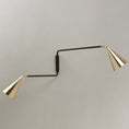 Load image into Gallery viewer, Gordon Plug-In Double Wall Sconce - Polished Gold Finish
