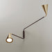 Gordon Plug-In Double Wall Sconce - Polished Gold Finish
