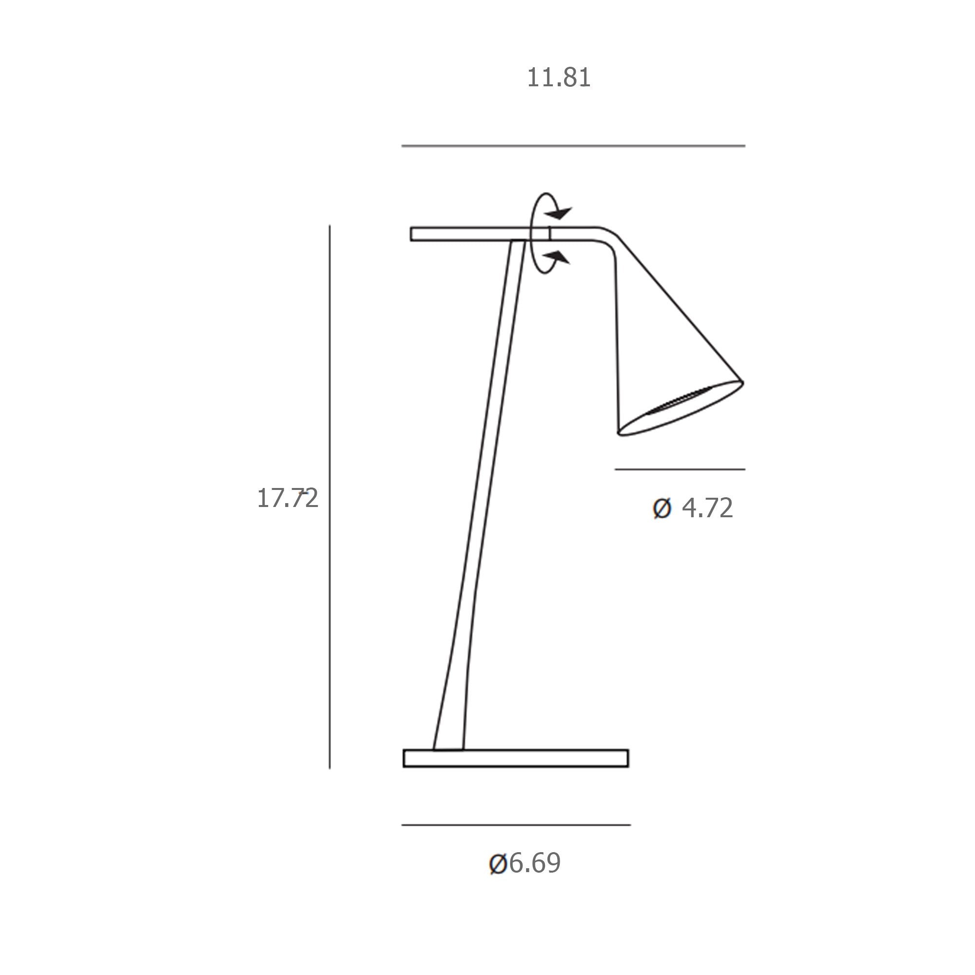 Gordon Table Lamp - Diagram